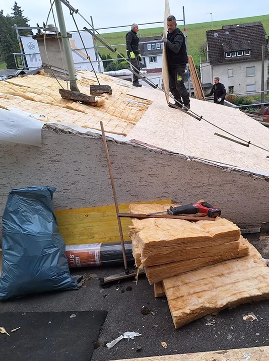 Dachdämmung Dachrenovierung