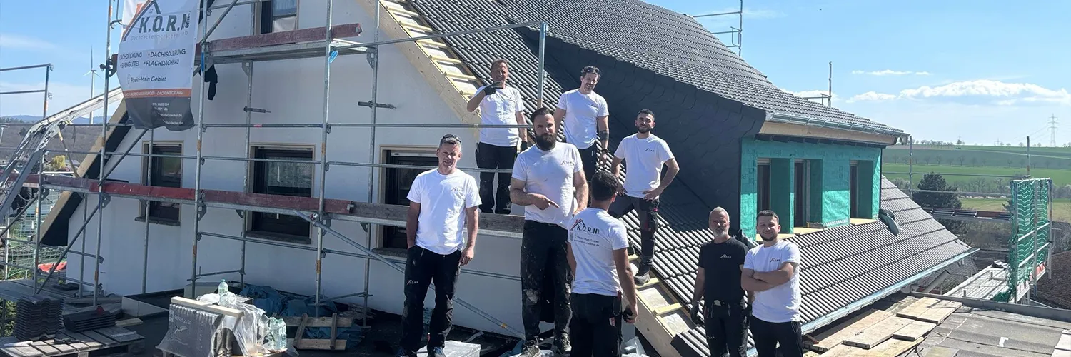 KORN Dachdecker Mitarbeiter Gerüstbau